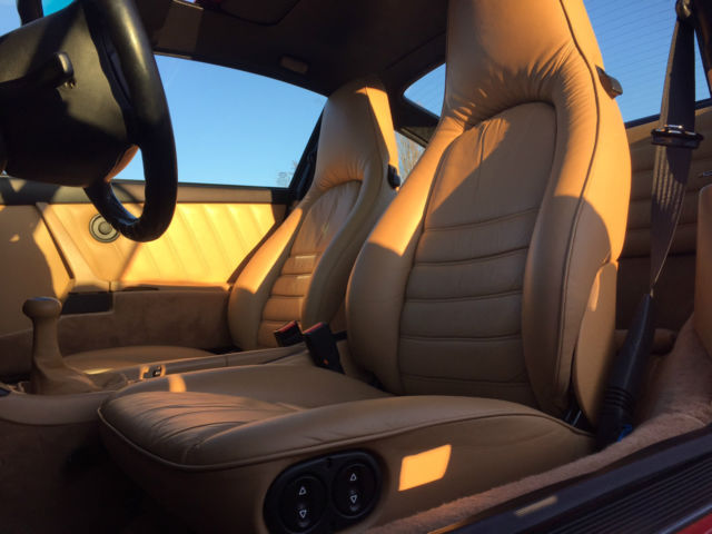 1990 Red Porsche 911 Coupe