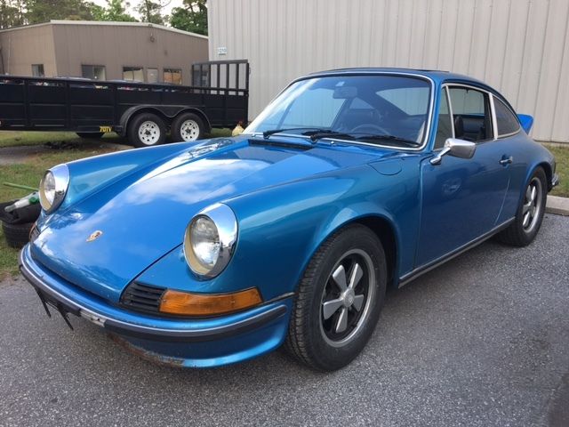 1973 Blue Porsche 911 Coupe