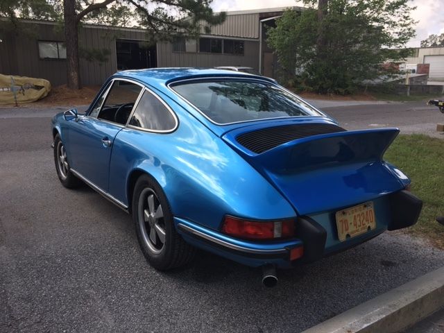 1973 Blue Porsche 911 Coupe