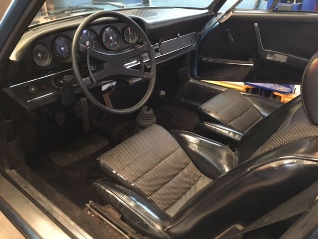 1973 Blue Porsche 911 Coupe