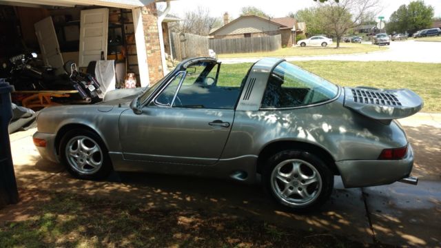 1976 Silver Porsche 911 targa