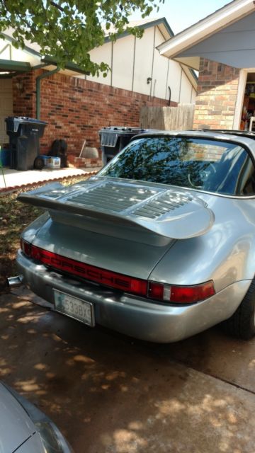 1976 Silver Porsche 911 targa