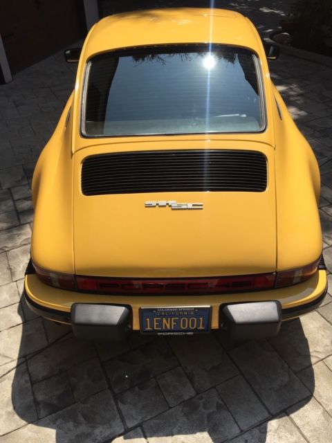 1980 Talbot Yellow Porsche 911