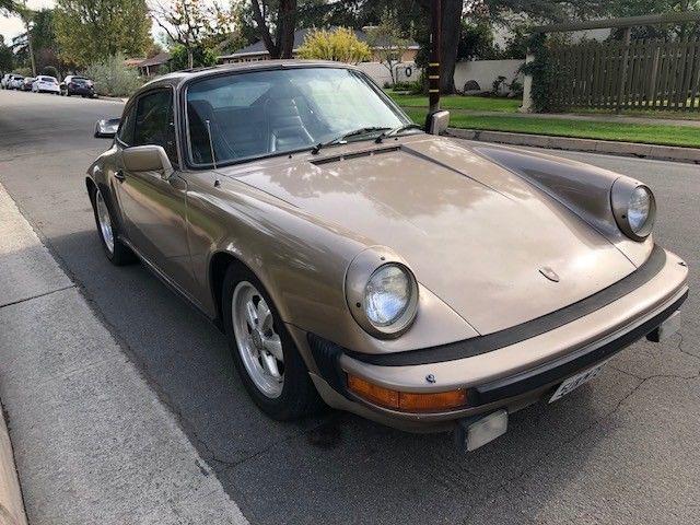 1982 Gold Porsche 911 Coupe