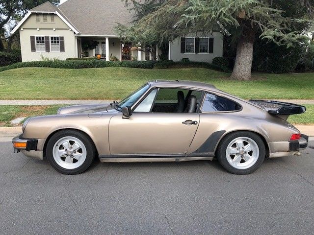 1982 Gold Porsche 911 Coupe