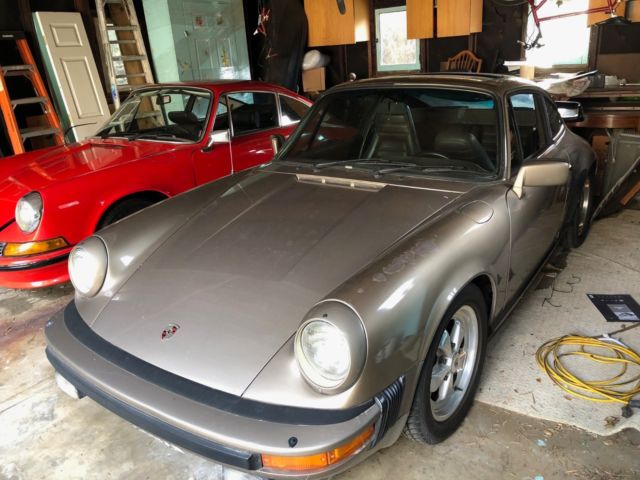 1982 Gold Porsche 911 Coupe