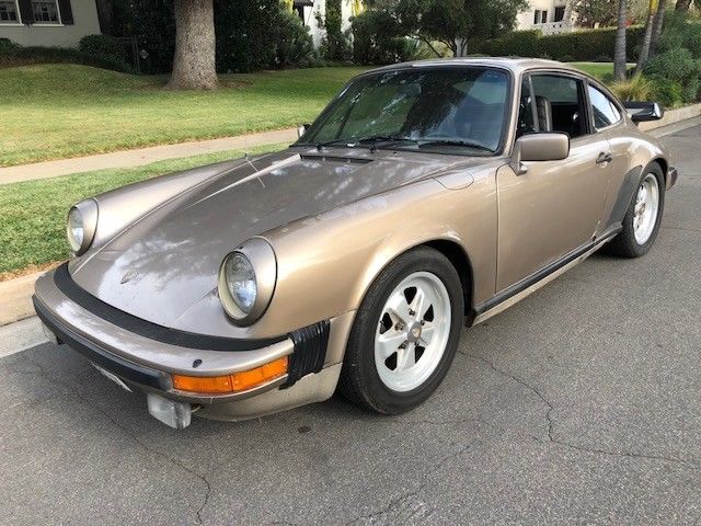 1982 Gold Porsche 911 Coupe