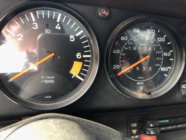 1982 Gold Porsche 911 Coupe