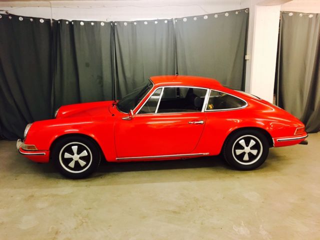 1970 Red Porsche 911 Coupe