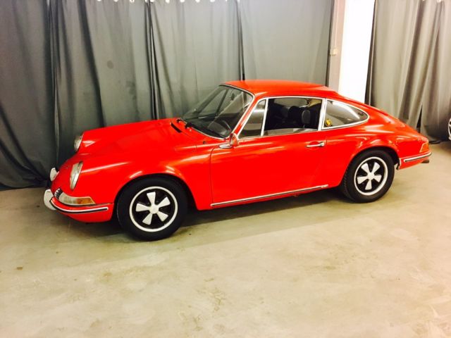 1970 Red Porsche 911 Coupe