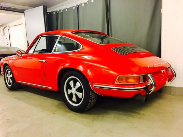 1970 Red Porsche 911 Coupe