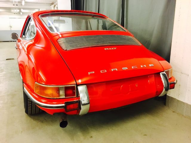 1970 Red Porsche 911 Coupe