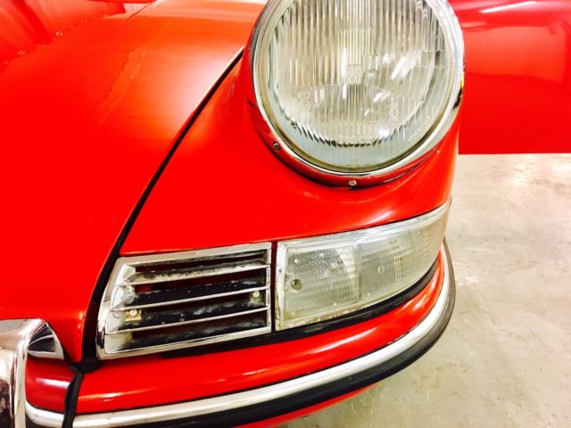 1970 Red Porsche 911 Coupe