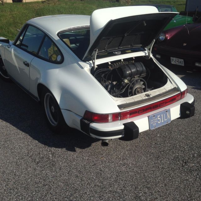 1974 white Porsche 911