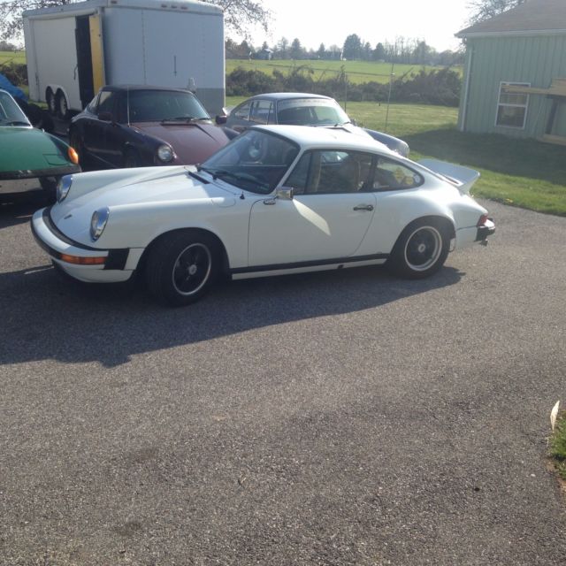1974 white Porsche 911