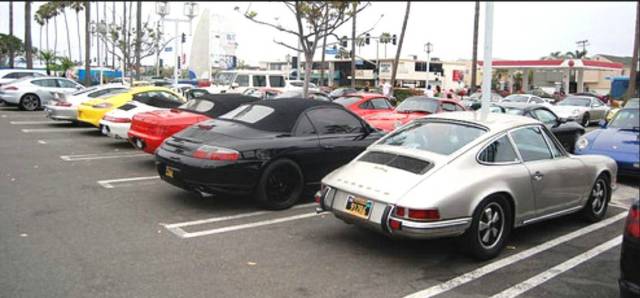 1969 Silver Porsche 911 Coupe