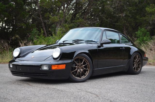 1990 Black Porsche 911 Coupe