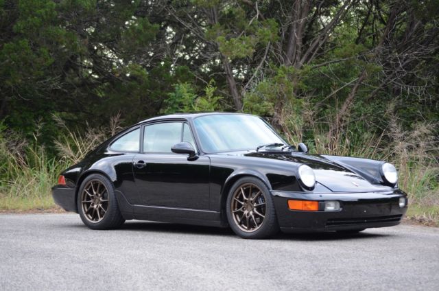 1990 Black Porsche 911 Coupe