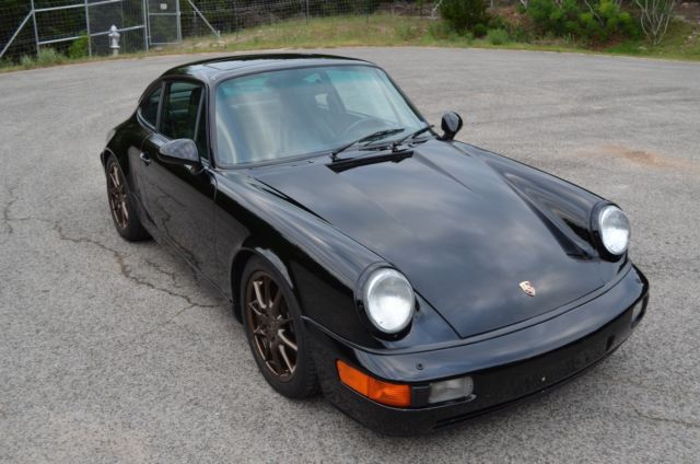 1990 Black Porsche 911 Coupe