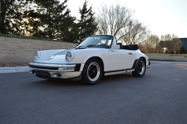 1982 White Porsche 911 Convertible