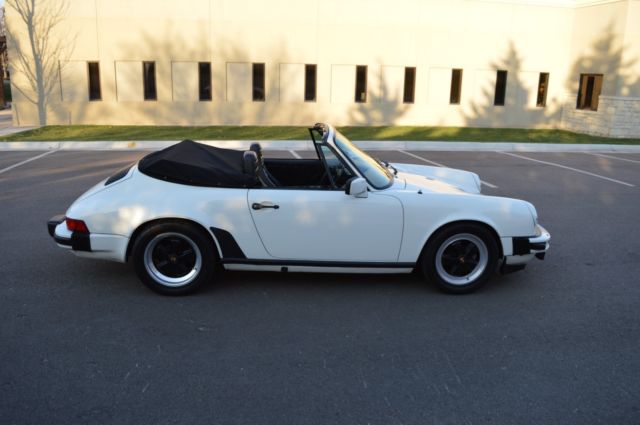 1982 White Porsche 911 Convertible