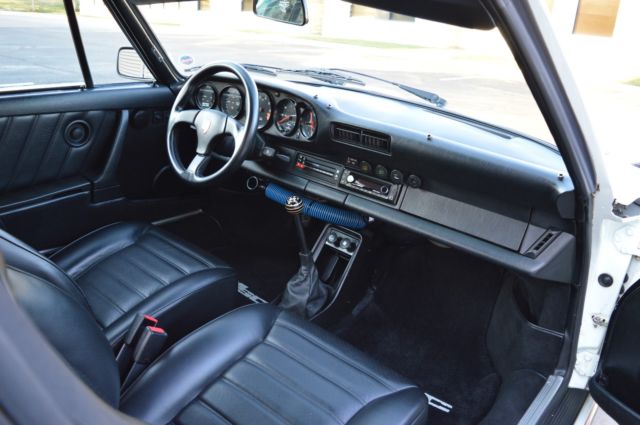 1982 White Porsche 911 Convertible