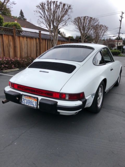 1976 White Porsche 912 Coupe