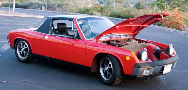 1973 Yellow Porsche 914 2 passenger Targa Top