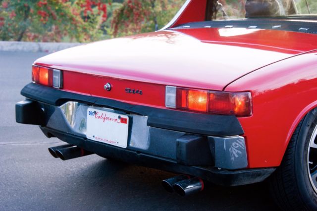 1973 Yellow Porsche 914 2 passenger Targa Top