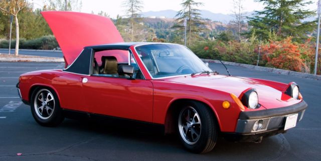 1973 Yellow Porsche 914 2 passenger Targa Top