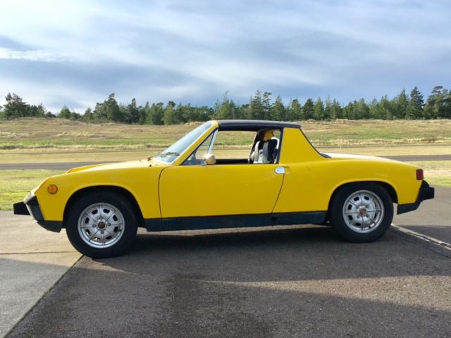 1974 Yellow Porsche 914