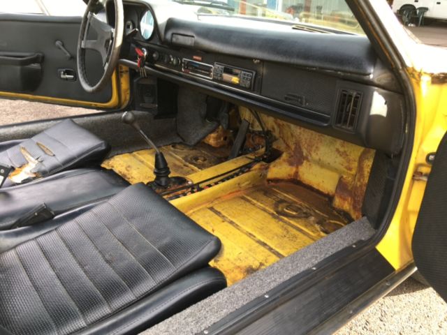 1974 Yellow Porsche 914