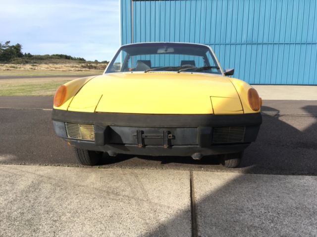 1974 Yellow Porsche 914
