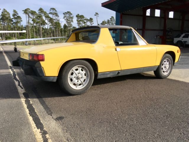 1974 Yellow Porsche 914