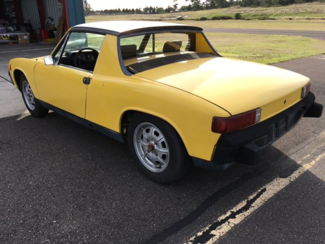 1974 Yellow Porsche 914