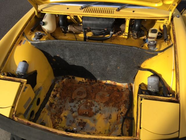 1974 Yellow Porsche 914