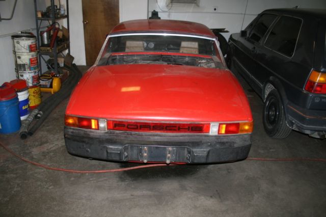 1975 Red Porsche 914 Coupe