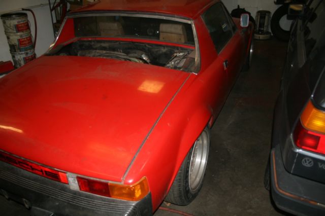 1975 Red Porsche 914 Coupe