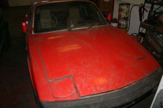 1975 Red Porsche 914 Coupe