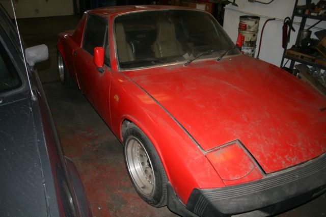 1975 Red Porsche 914 Coupe