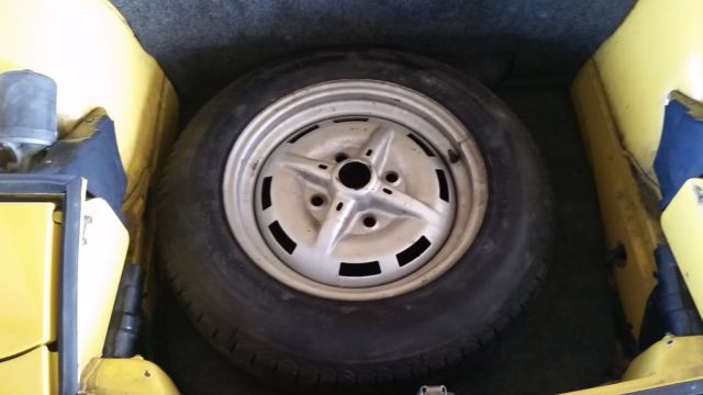 1976 Yellow Porsche 914 Convertible