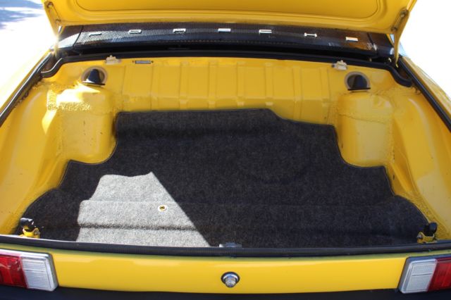 1976 Yellow Porsche 914 Convertible