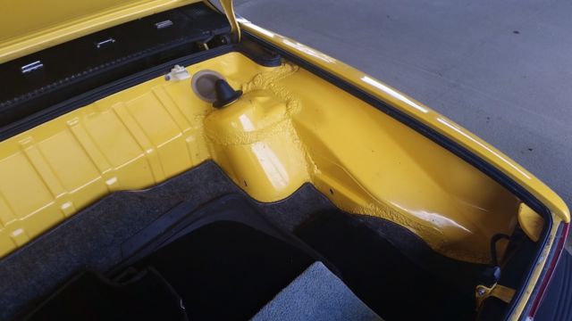 1976 Yellow Porsche 914 Convertible