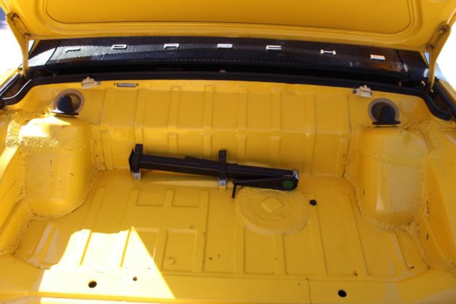 1976 Yellow Porsche 914 Convertible