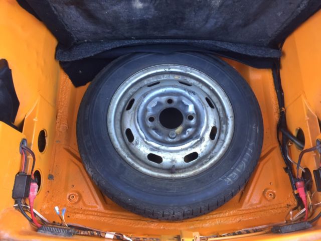 1972 Orange Porsche 914 Convertible