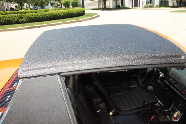 1974 Orange Porsche 914 Convertible