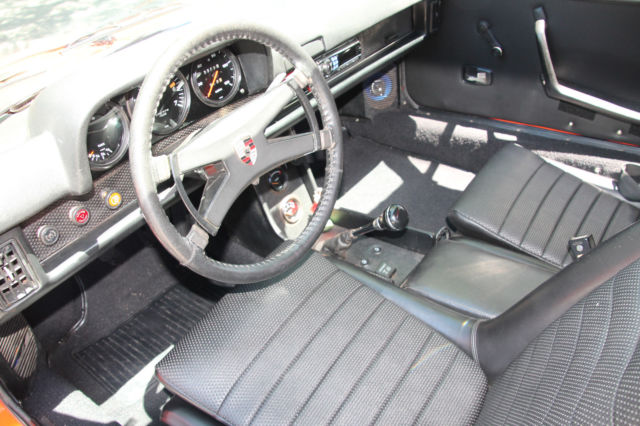 1974 Orange Porsche 914 Convertible