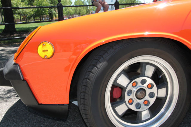1974 Orange Porsche 914 Convertible