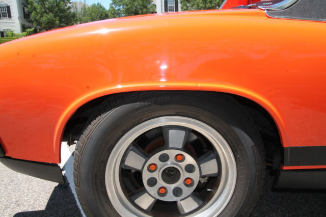 1974 Orange Porsche 914 Convertible