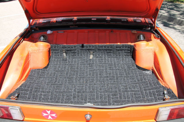 1974 Orange Porsche 914 Convertible